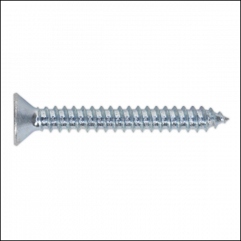 Sealey ST4838 Self-Tapping Countersunk Pozi Screw 4.8 x 38mm, DIN 7982 - Pack of 100