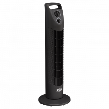 Sealey STF30 3-Speed Oscillating Tower Fan 30 inch  230V