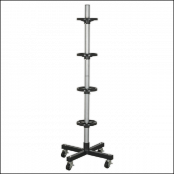 Sealey STR004 Wheel Storage Trolley 100kg Capacity