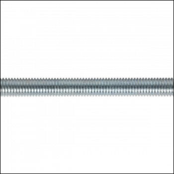 Sealey STUD10 Zinc Plated Threaded Rod M10 x 1m - Pack of 5