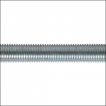 Sealey STUD16 Zinc Plated Threaded Rod M16 x 1m - Pack of 5