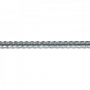 Sealey STUD8 Zinc Plated Threaded Rod M8 x 1m - Pack of 5