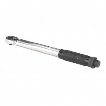 Sealey STW101 Torque Wrench Micrometer Style 1/4 inch Sq Drive 5-25Nm(44-221lb.in) - Calibrated
