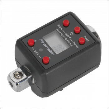 Sealey STW290 Premier Digital Torque Adaptor 1/2 inch Sq Drive 40-200Nm