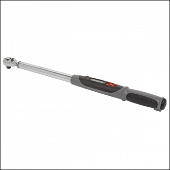 Sealey STW306 Premier Digital Torque Wrench with Angle Function 1/2 inch Sq Drive 20-200Nm