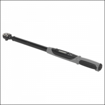 Sealey STW306B Premier Black Digital Torque Wrench with Angle Function 1/2 inch Sq Drive 20-200Nm