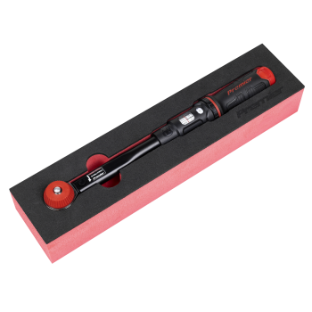 Sealey STW922 Premier Black Calibrated Micrometer Torque Wrench with 3/8 inch Sq Push-Through Drive 10-50Nm