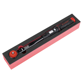 Sealey STW923 Premier Black Calibrated Micrometer Torque Wrench with 3/8 inch Sq Push-Through Drive 20-100Nm