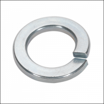 Sealey SWM16 Zinc Plated Spring Washer M16, DIN 127B - Pack of 50