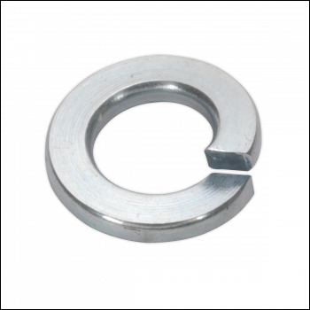 Sealey SWM6 Zinc Plated Spring Washer M6, DIN 127B - Pack of 100