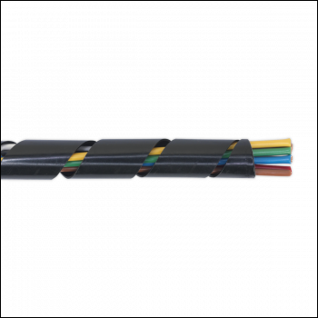 Sealey SWS1428 Spiral Wrap Cable Sleeving 14-28mm 10m