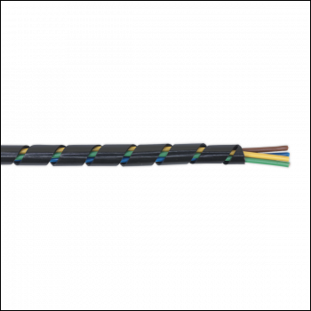 Sealey SWS816 Spiral Wrap Cable Sleeving 8-16mm 10m