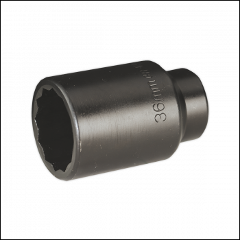 Sealey SX006 Premier Bi-Hex Deep Impact Socket 1/2 inch Sq Drive 36mm