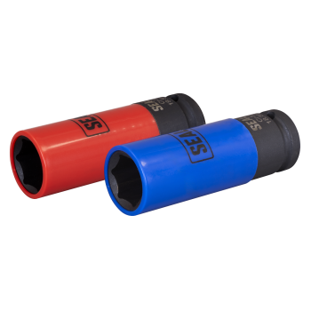 Sealey SX01819 Alloy Wheel Impact Socket Set 1/2 inch Sq Drive 2pc