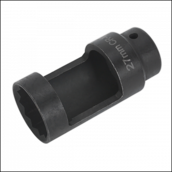 Sealey SX024 Diesel Injector Socket Thin Wall 1/2 inch Sq Drive 27mm