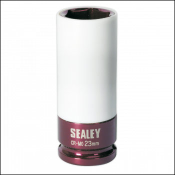 Sealey SX03023 Alloy Wheel Impact Socket 1/2 inch Sq Drive 23mm