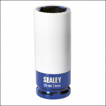 Sealey SX03024 Alloy Wheel Impact Socket 24mm 1/2 inch Sq Drive
