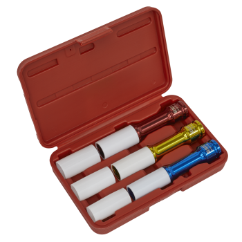 Sealey SX031D Alloy Wheel Impact Socket Set 1/2 inch Sq Drive 3pc