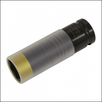 Sealey SX03919 Premier Alloy Wheel Ultra-Power Impact Socket 1/2 inch Sq Drive 19mm