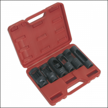 Sealey SX0401 Diesel Injector Window Socket Set 1/2 inch Sq Drive 6pc