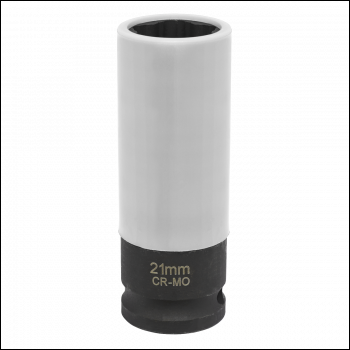 Sealey SX0421 Alloy Wheel Star Profile Impact Socket for Hyundai 1/2 inch Sq Drive 21mm