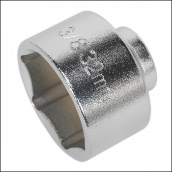 Sealey SX113 Low Profile Oil Filter Socket 3/8 inch Sq Drive 32mm