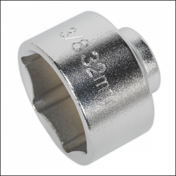 Sealey SX113 Low Profile Oil Filter Socket 32mm 3/8 inch Sq Drive