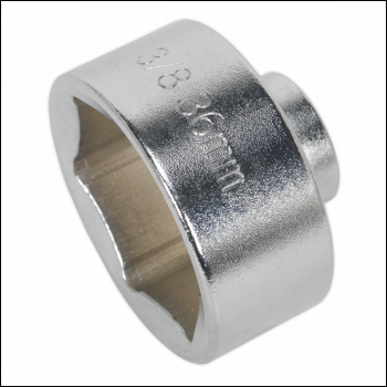 Sealey SX114 Low Profile Oil Filter Socket 3/8 inch Sq Drive 36mm