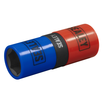 Sealey SX1819S Double Ended Alloy Wheel Impact Socket 1/2 inch Sq Drive 18.5 x 19.5mm