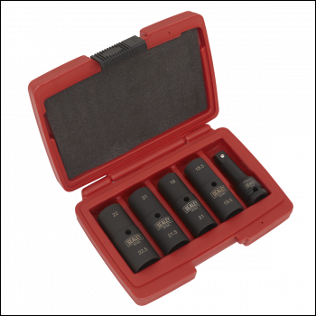 Sealey SX1820 Double Ended Impact Socket Set 1/2 inch Sq Drive 5pc