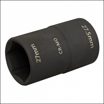 Sealey SX1822 63mm Double Ended Impact Socket 1/2 inch Sq Drive 27 x 27.5mm