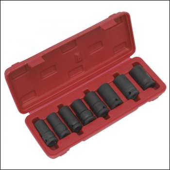 Sealey SX202 Locking Wheel Nut Removal Set 1/2 inch Sq Drive 8pc