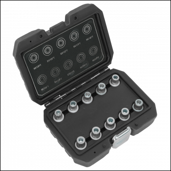 Sealey SX208 Locking Wheel Nut Key Set for BMW & Mini 10pc