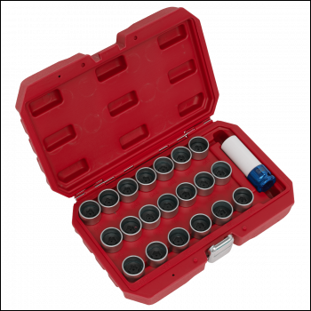 Sealey SX217 Locking Wheel Nut Key Set for BMW 21pc