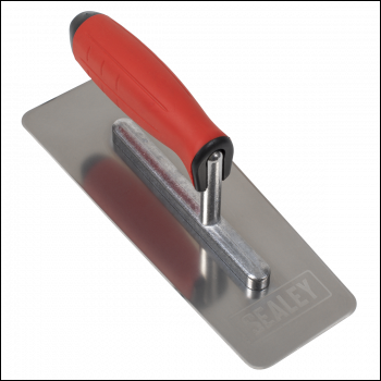 Sealey T8012 Stainless Steel Venetian Trowel with Rubber Handle 240mm
