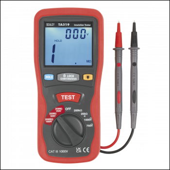 Sealey TA319 Digital Insulation Tester