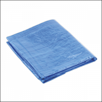 Sealey TARP1012 Tarpaulin 3.05 x 3.66m Blue