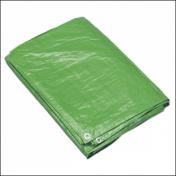 Sealey TARP2040G Tarpaulin 6.10 x 12.19m - Green