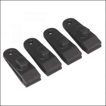 Sealey TARP4 Tarpaulin Clip - Pack of 4