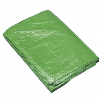 Sealey TARP68G Tarpaulin 1.73 x 2.31m Green