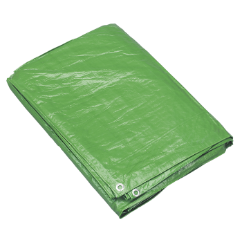 Sealey TARP810G Tarpaulin 2.44 x 3.05m - Green