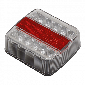 Sealey TB18LED Rear Square Lighting Cluster SMD LED 12V