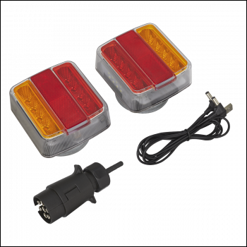 Sealey TB18LEDW Wireless SMD LED Trailer Light Set 2pc
