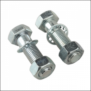 Sealey TB27 Tow-Ball Bolts & Nuts M16 x 55mm Pack of 2