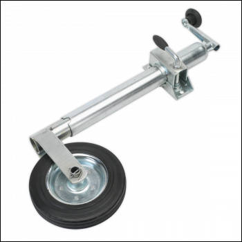 Sealey TB37 Jockey Wheel & Clamp 50mm - 200mm Solid Wheel