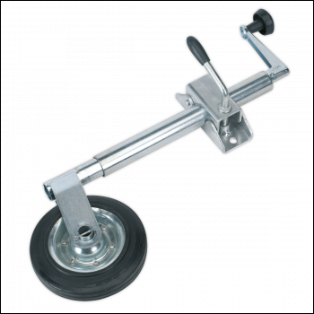 Sealey TB371 Jockey Wheel & Clamp 35mm - 150mm Solid Wheel
