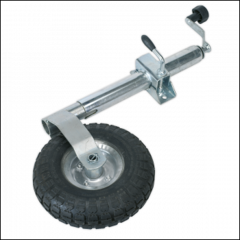 Sealey TB372 Jockey Wheel & Clamp 48mm - 260mm Pneumatic Wheel