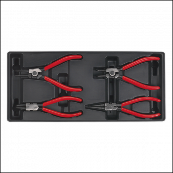Sealey TBT03 Premier Circlip Pliers Set with Tool Tray 4pc