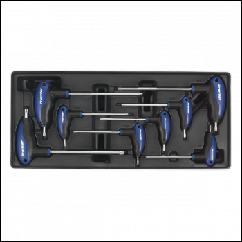 Sealey TBT05 Premier T-Handle TRX-Star* Key Set with Tool Tray 8pc