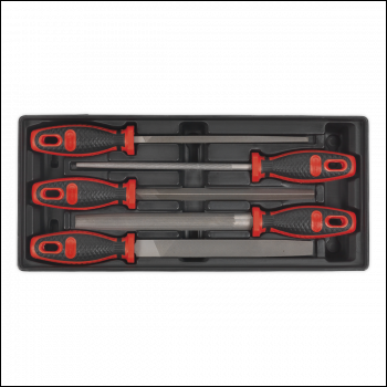 Sealey TBT09 Premier Engineer’s File Set with Tool Tray 5pc